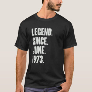 49 Jahre alt 49. Geburtstag seit Juni 1973 T-Shirt
