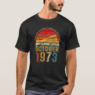 49 Jahre alt Vintage Oktober 1973 49. Geburtstag I T-Shirt