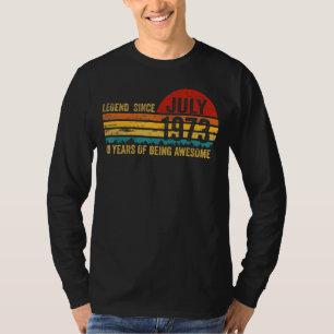 49 Jahre alter Retro Geburtstag Legend seit Juli 1 T-Shirt