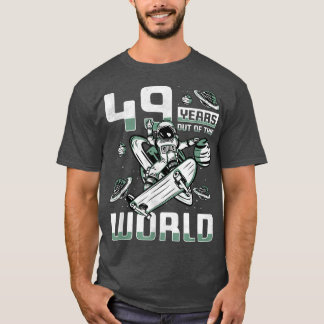49 Jahre aus dieser Welt, 49. Geburtstag Skater A T-Shirt