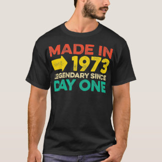 49-jährige Männer Frauen Geboren 1973 Geschenke fü T-Shirt