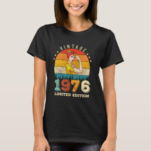 49-jähriger Tag 1976 Vintag 49. Geburtstagsfrauen T-Shirt