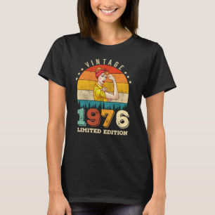 49-jähriger Tag 1976 Vintag 49. Geburtstagsfrauen T-Shirt