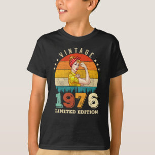 49-jähriger Tag 1976 Vintag 49. Geburtstagsfrauen T-Shirt