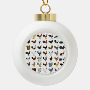 49 Runder Keramik Kugel-Ornament