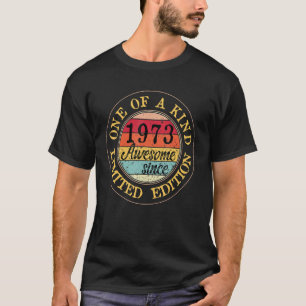 49 Ys Old Legend Seit 1973 49th B Day Vintag Awe T-Shirt