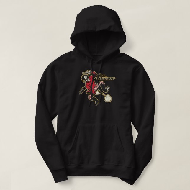 49ers Retro Defunktiont Mascot Hoodie (Design vorne)
