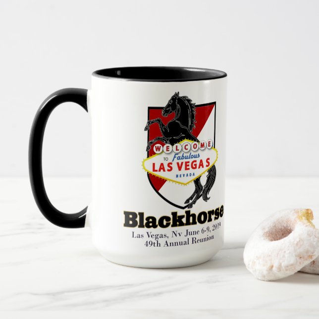 49The Gedenkveranstaltung Blackpour Wiedersehen Co Tasse (Mit Donut)