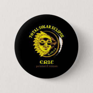 4.08.24 Gesamtsolaristin Eclipse 2024 Erie Pennsyl Button
