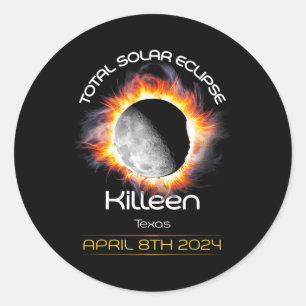 4.08.24 Solarkollektoren insgesamt 2024 Killeen Te Runder Aufkleber