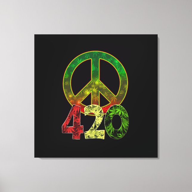 4 20 Frieden Leinwanddruck (Vorderseite)