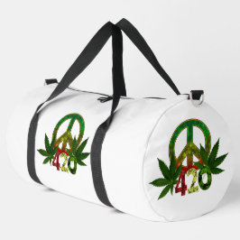 4 20 Rasta Peace Weed Duffle Bag