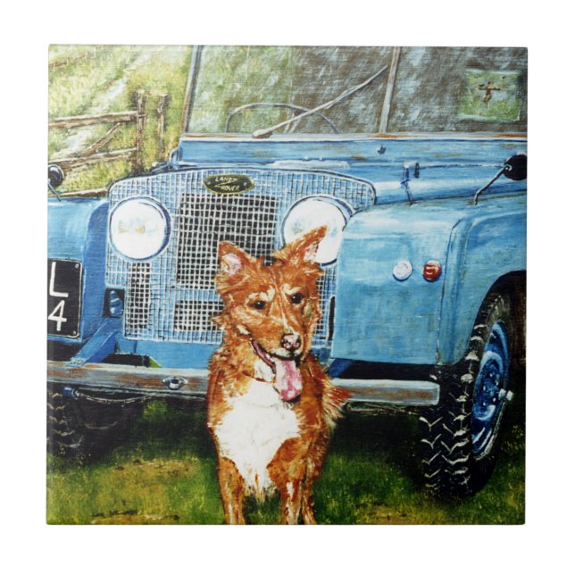 4,25" dekorative Keramikfliese des Quadrats (Vorderseite)