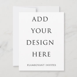 4.25"x5.5" Einladung / UAWG (10,8 x 14,0 cm)