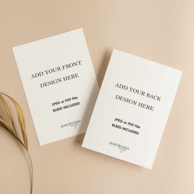 4,25x5,5" doppelseitiger Karten Druck (4.25x5.5 inches Double sided card print, details card, RSVP enclosure card printing)
