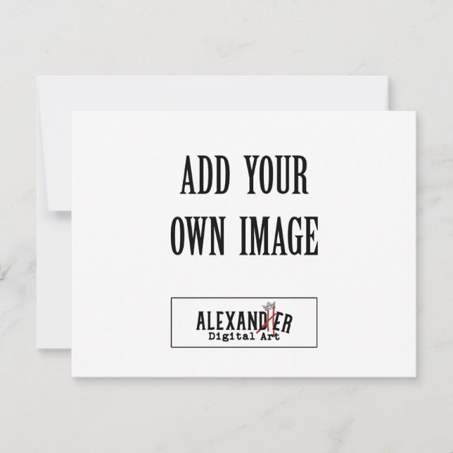 4,25x5,5" horizontale A2-Flachkarte Dankeskarte (Vorderseite)