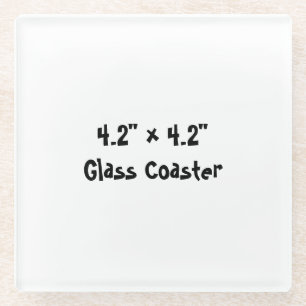 4,2" x 4,2" Glasuntersetzer