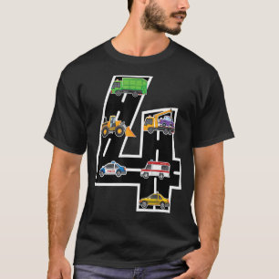 4. 4. Geburtstagskind 4 Jahre alt Geburtstag D T-Shirt