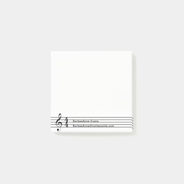 4/4mal post-it klebezettel (Vorderseite)