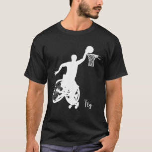 4 5 Point Player Rollstuhl Basketball Fly T Shirt