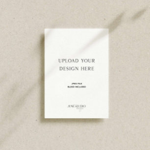 4,5x6,25" Umschließungskartendruck Begleitkarte