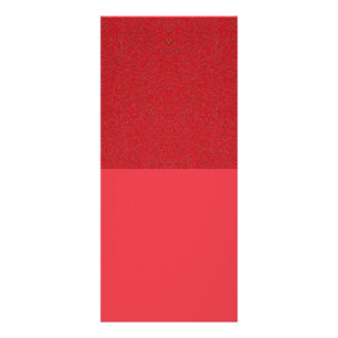 4″×9″ Dual-Finish Red Rack Card (Glitzer Top) Werbekarte