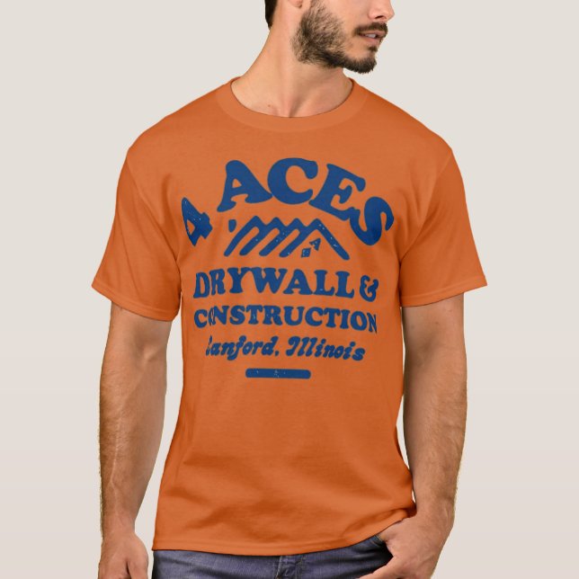 4 Aces Construction T-Shirt (Vorderseite)