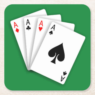 4 Aces Untersetzer Set