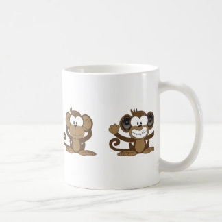 4 Affe-Tasse Kaffeetasse