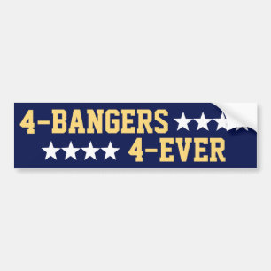 4 Bangers 4 Ever Stars Autoaufkleber