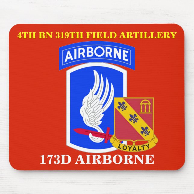 4. BATAILLON-319. FELD-ARTILLERIE MOUSEPAD (Vorne)