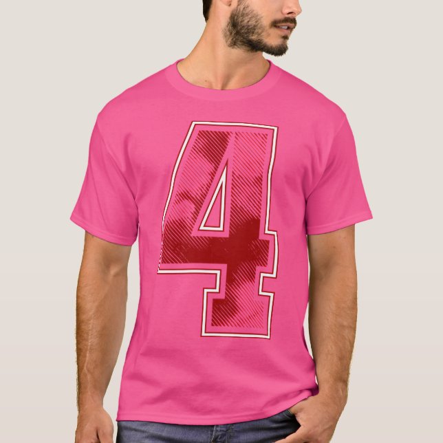 4 Besondere Nummer T-Shirt (Vorderseite)