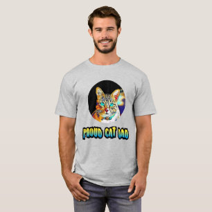 4.Bester Katzenvater Herren T-Shirts, Katzenliebha T-Shirt