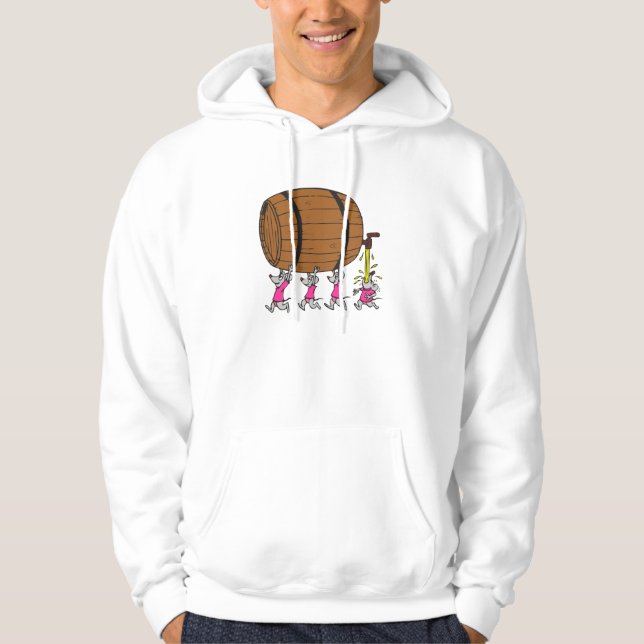 4 betrunkene Mäuse Hoodie (Vorderseite)