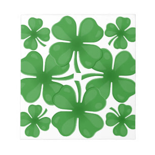 4 Blatt Klee Notizblock