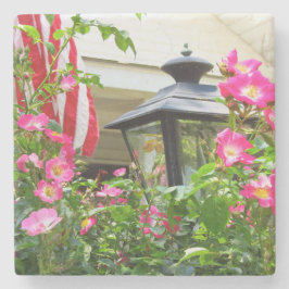 4. Blume Juli - Martha's Vineyard Steinuntersetzer