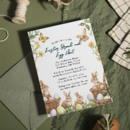 4 Brunch und Eierspeisen Brunch und Ostereierjagd Einladung