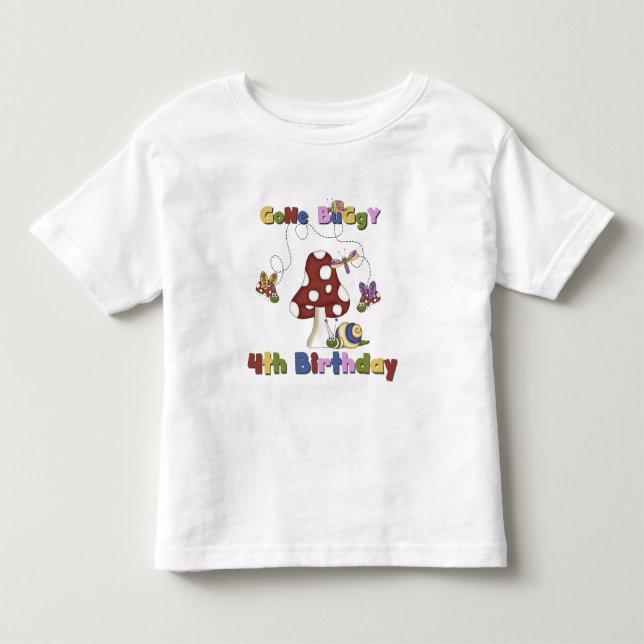 4. Bug Geburtstagsgeschenke Kleinkind T-shirt (Vorderseite)