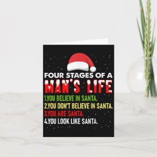 4 Bühnen Mensch Leben Weihnachtsmann Weihnachten P Karte