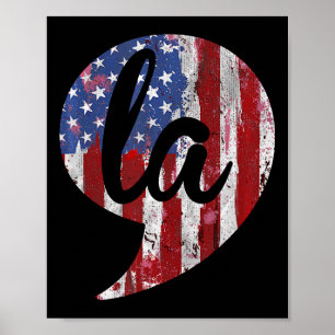 + 4 Cat Comma La Kamala Harris 2024 Poster