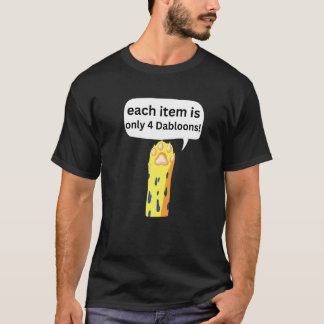 4 Dabloons Katzen-Meme ,Dabloons Doubloons Münze L T-Shirt