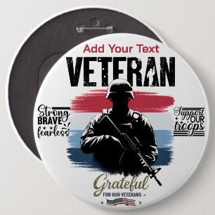 #4 Dankbar für unsere Veteranen Button