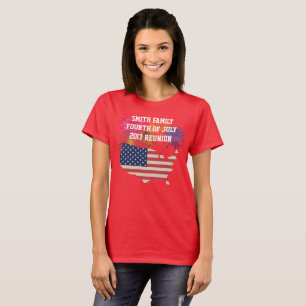 4. des Juli-Familien-Wiedersehen-Shirts T-Shirt