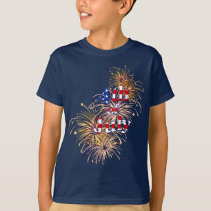 4. des Juli-Feuerwerk-KinderT - Shirt