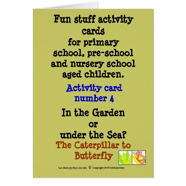 4 die Raupe zum Schmetterling (Vorne)