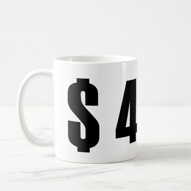 4 Dollar Kaffeetasse (Links)