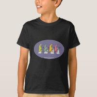 4 Eidechsen-Beatles-T - Shirt