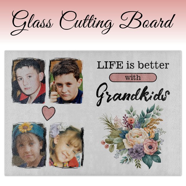 4 Enkel Foto Blumenrosa Schneidebrett (Von Creator hochgeladen)