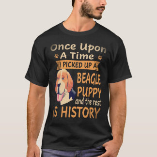 4 Es war einmal - Beagle Welpe Beagle T-Shirt