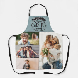 4 Familienmütter Foto sammeln Mutter Sake Mütter T Schürze